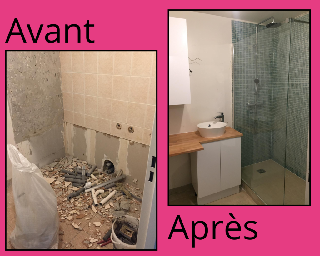 transformation baignoire en douche